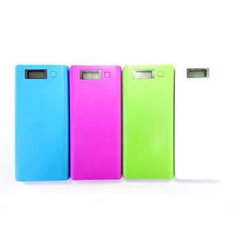 モバイル充電器ケース ポータブル 18650バッテリー専用 LEDライト付き モバイル